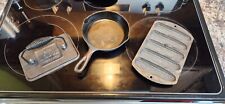 Lodge Cast Iron Cookware Lot Press, Pan And Corn Muffin Pan 3 Piece Set for sale  Shipping to South Africa