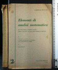 Elementi analisi matematica. usato  Ariccia