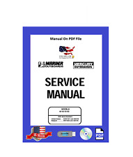 Used, Mercury/Mariner Service Manual 40 50 55 60hp 2 Stroke PDF for sale  Shipping to South Africa