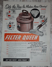 1952 Filtro Queen Vintage Impressão Publicitário Aspirador Limpeza Moderna Dona de Casa Saúde-Mor comprar usado  Enviando para Brazil