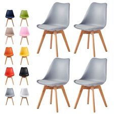 Set of 1/2/4 Dining Chairs Designer Chairs Wooden Home Office Commercial EVA for sale  Shipping to South Africa