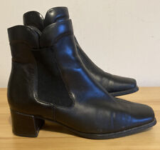 Ladies Ecco Leather Ankle Boots. Uk3 Eu36. Black. Work/Occasional. BEAUTIFUL for sale  Shipping to South Africa