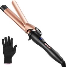 Used, Curling Iron Oval, Curling Tongs Quick Heating Hair Curler with Adjustable temp for sale  Shipping to South Africa