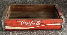 Vintage 1970s COCA COLA "Enjoy Coca-Cola" Wooden 12-16 Crate Richmond VA for sale  Shipping to South Africa