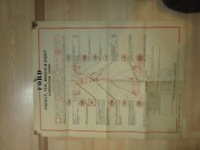 Ford lubrication charts for sale  PINNER