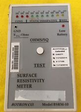 Botron BSRM-10 Surface Resistivity 10 LED Tester Measuring Tapes Rulers Layout for sale  Shipping to South Africa