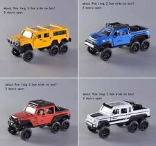 1/64 HUMMER H2 MERCEDES BENZ FORD JEEP 6X6 DIECAST PUERTAS DE COCHE ABIERTAS ELIGE segunda mano  Embacar hacia Argentina