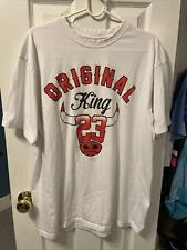 Usado, Camisa Blanca para Hombre Michael Jordan Chicago Bulls Baloncesto Original King Talla 2XL segunda mano  Embacar hacia Argentina