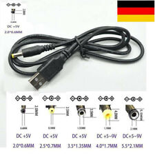USB-Stromkabel Kabel Auf DC Hohlstecker Stecker Ladekabel 5V DC2.0/2.5/4.0/5.5mm segunda mano  Embacar hacia Argentina