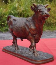 bronze statue taureau d'occasion  Expédié en Belgium