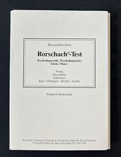 Placas de prueba de manchas de tinta psicodiagnósticas Hermann Rorschach, 10 placas segunda mano  Embacar hacia Argentina