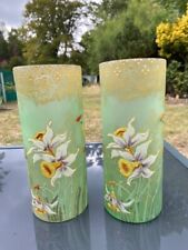 Paire vases emaillés d'occasion  Montigny-lès-Cormeilles