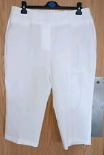 White cropped trousers for sale  ASHTON-UNDER-LYNE