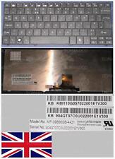 Teclado qwerty Reino Unido Packard Bell Netbook Dot Series A MP-09B96GB-4421 comprar usado  Enviando para Brazil