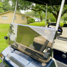 For 1982-2000.5 Club Car DS Golf Cart Folding PC Smoke Tinted Windshield, used for sale  Shipping to South Africa