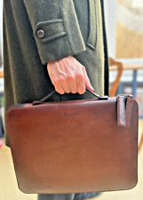 leather portfolio bag for sale  LONDON