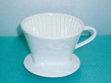 Usado, Filtro de café vintage Melitta #101 porcelana branca gotejamento um furo comprar usado  Enviando para Brazil