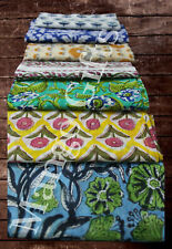 Conjunto de guardanapos de tecido 100% algodão com estampa de bloco de mão indiana 24 peças variedade floral comprar usado  Enviando para Brazil