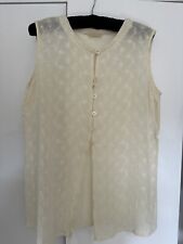 Lovely cream sleeveless for sale  SOUTHAMPTON