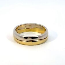 Usado, Alianza de boda Cartier LOVE ME oro 18K doble alianza anillo talla 6,75 segunda mano  Embacar hacia Argentina