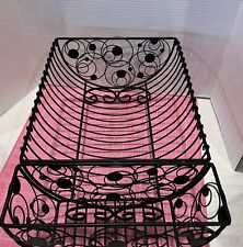 Organizador de prato grande estilo francês 18”x 11” ferro forjado rack de secagem comprar usado  Enviando para Brazil
