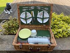 Vintage picnic basket for sale  GLASGOW