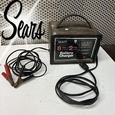 CARGADOR DE BATERÍA SEARS 8 AMP Y 2 AMP 12 VOLTIOS MODELO 608.718250 - PROBADO segunda mano  Embacar hacia Mexico