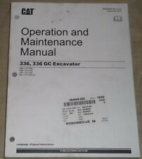 LIVRO MANUAL DE OPERAÇÃO E MANUTENÇÃO DA ESCAVADEIRA CAT CATERPILLAR 336 & 336 GC comprar usado  Enviando para Brazil