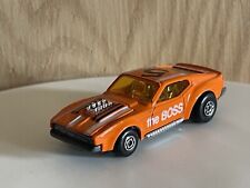 FORD MUSTANG  THE BOSS ORANGE 1972 MATCHBOX - LESNEY ENGLAND VINTAGE for sale  Shipping to South Africa