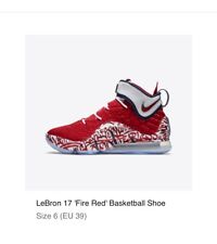 Lebron basketball shoe for sale  Ireland