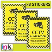 Cctv stickers camera for sale  LEICESTER