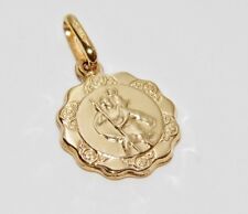 9CT GOLD ST CHRISTOPHER PENDANT - UK HALLMARKED - NEW, used for sale  Shipping to South Africa