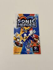 Sonic Heroes (Nintendo GameCube) PAL Manual / Apenas livreto de instruções comprar usado  Enviando para Brazil