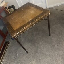 antique folding card table for sale  Martinez