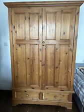 Solid pine wardrobe for sale  STANFORD-LE-HOPE
