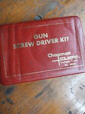 Usado, Antigo Chapman MFG CO Kit de Chave de Parafuso de Arma Conjunto de Brocas de Ferramentas Catraca com Estojo 9600  comprar usado  Enviando para Brazil