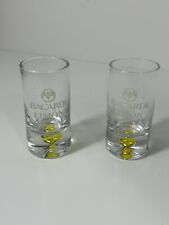 2 copos Bacardi Limon Shot 3" gota de limão na parte inferior comprar usado  Enviando para Brazil