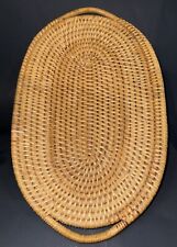 brown wicker tray basket for sale  Vallejo