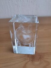 Glass paperweight wolf for sale  LOWESTOFT