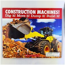 ¡Máquinas de construcción!: Dig It! ¡Muévelo! Dump It! ¡Constrúyelo! (1a edición, 2019, HC) segunda mano  Embacar hacia Argentina