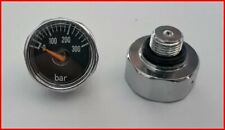 Medidor de presión 300 bar 1/8" BSPP 23 mm - brazos de aire, BSA, Daystate, Gamo, FX, usado segunda mano  Embacar hacia Argentina