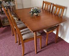 cherry table chairs wood 4 for sale  WATERLOOVILLE