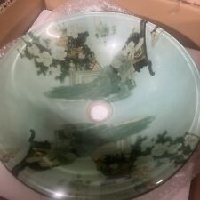 Used, GESHIA Tempered Glass Bath Sink Bowl 16”-7” Deep Excellent Condition  for sale  Shipping to South Africa