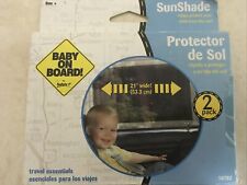 Protetor solar de vinil removível reutilizável Shade Vintage 1986 Safety 1st Sunshade pacote com 2 comprar usado  Enviando para Brazil