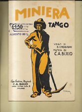 Spartito miniera tango usato  Santa Maria A Vico