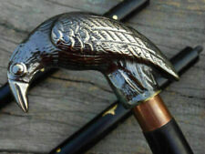 Bengala de madeira bronze vintage cabo corvo náutico vitoriano bronze  comprar usado  Enviando para Brazil