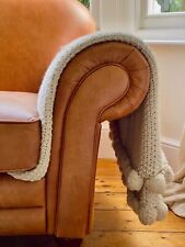 chunky knit blanket for sale  SIDCUP