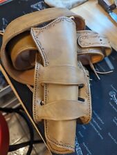 Cinto e coldre de couro Western Tooled para arma de cowboy, usado comprar usado  Enviando para Brazil