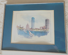 framed boston print for sale  Hingham