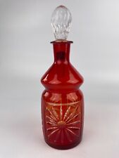 Vintage decorative cranberry for sale  MARKET RASEN